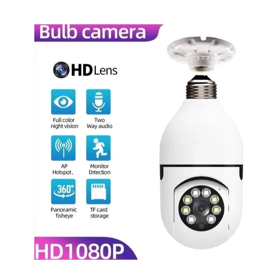Wireless Wifi Light Bulb Camera