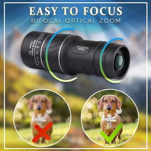 Powerful 16x52 Monocular Telescope Easy To Focus - Eagalite