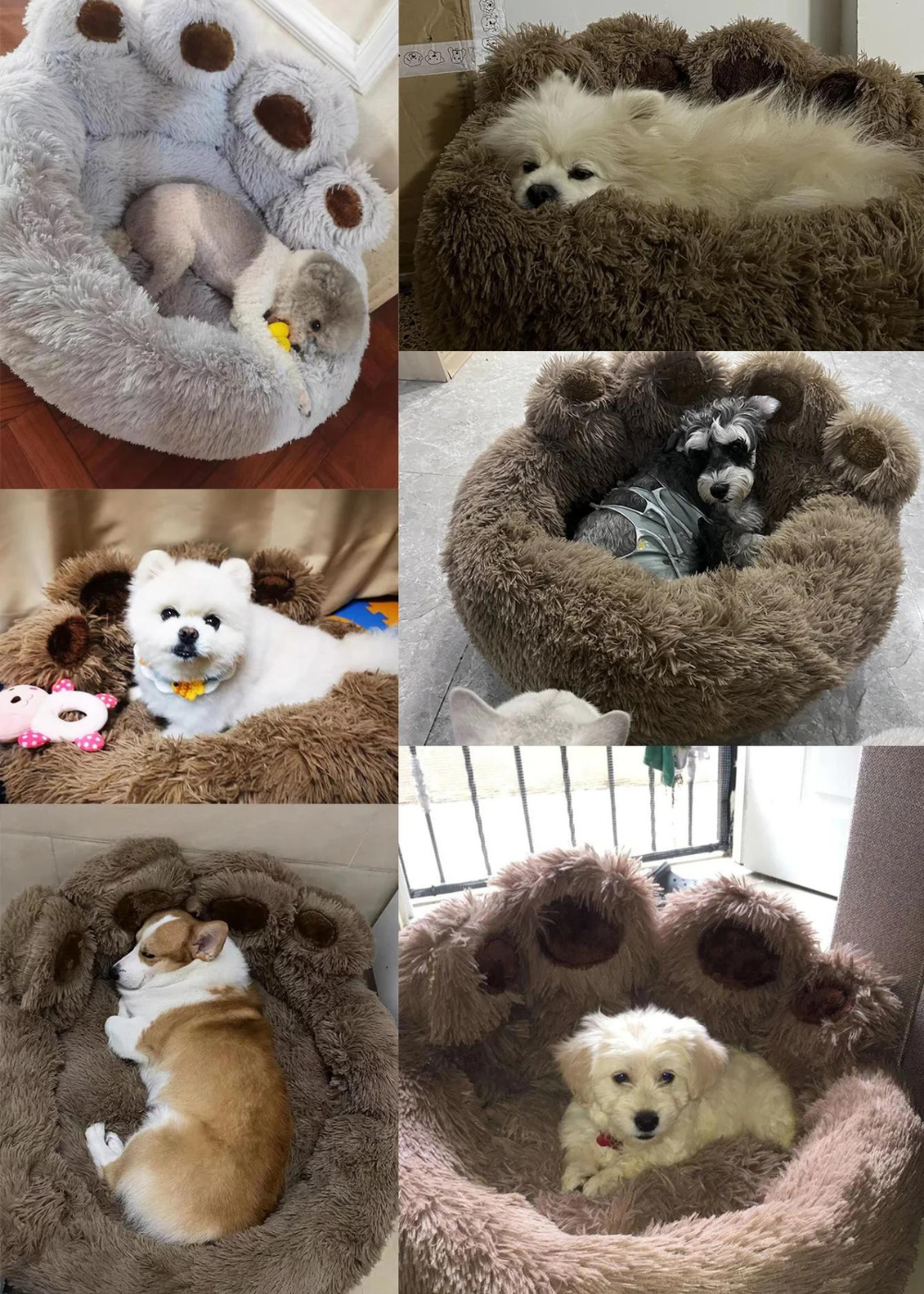 Fluffy Dog Bed