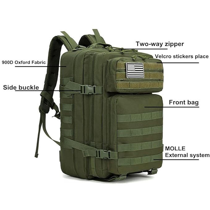 OULYLAN Military Outdoor Bag 50L - Eagalite