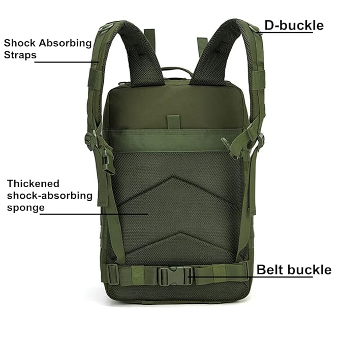 OULYLAN Military Outdoor Bag 50L - Eagalite