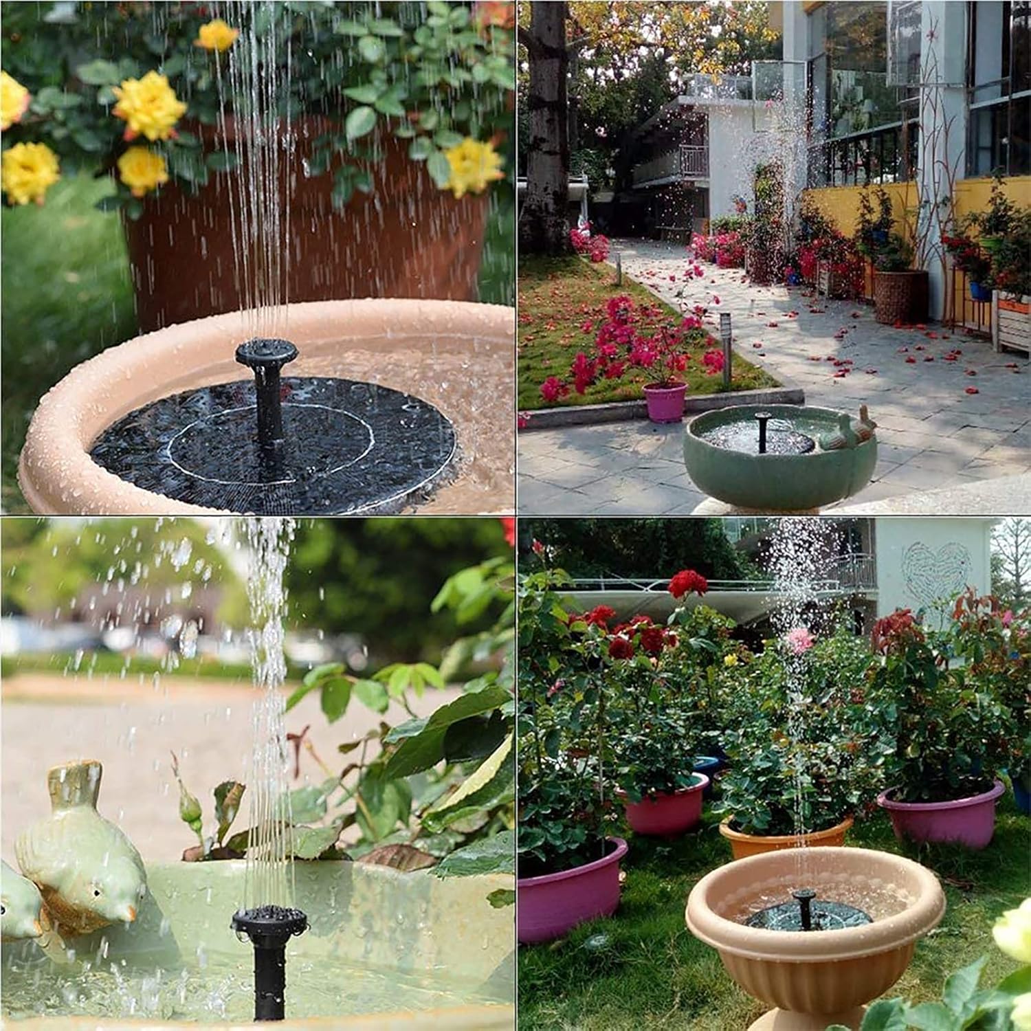 Solar Powered Water Fountain - Eagalite