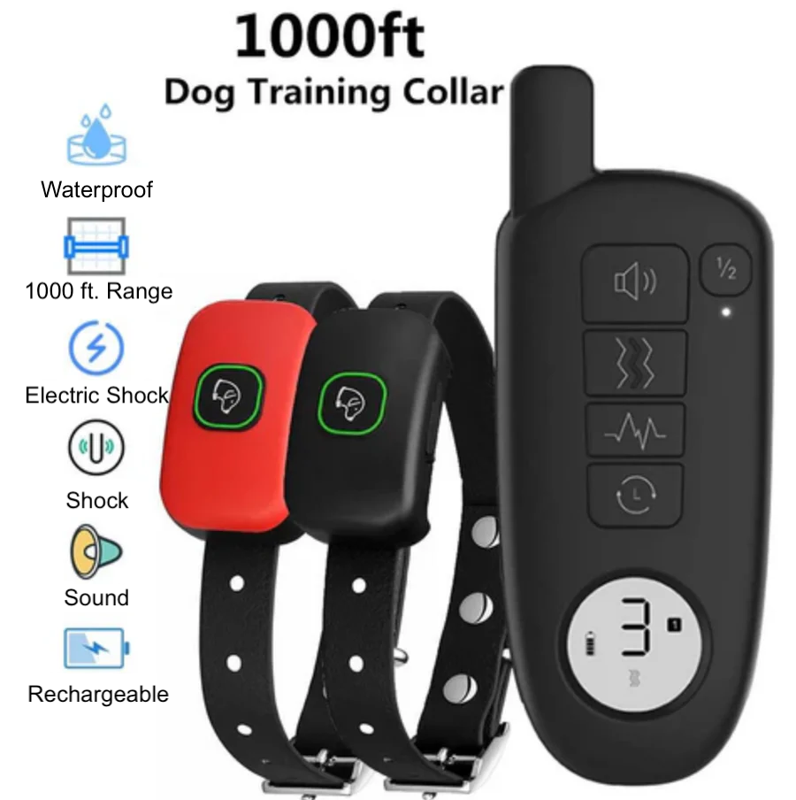 Long Range Waterproof Dog Training Collar