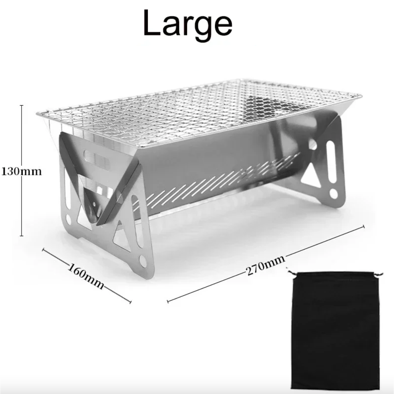 Portable Folding Barbecue Grill - Eagalite
