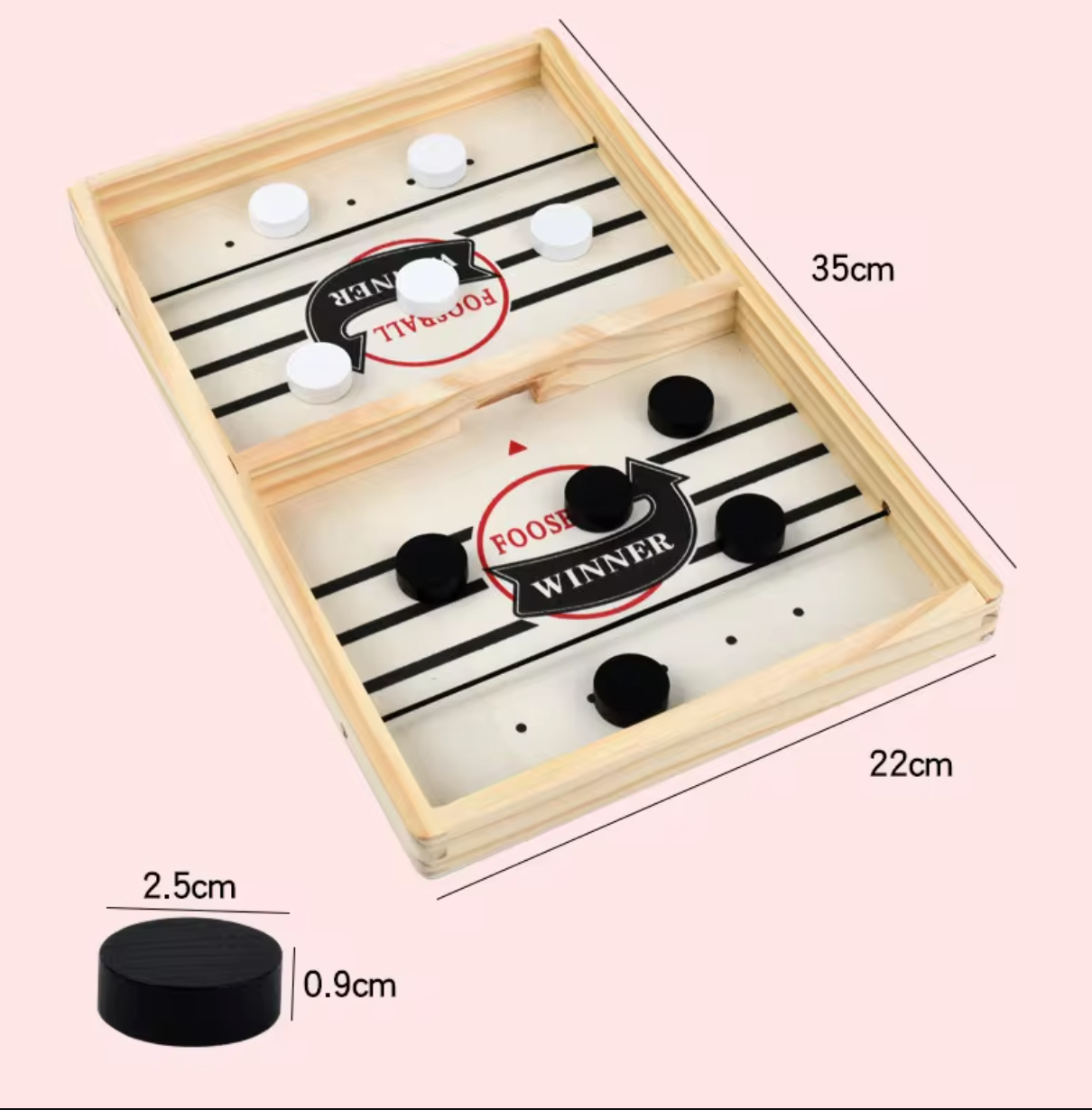 Table Hockey Fast Sling Puck Game - Eagalite