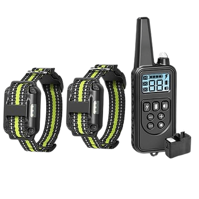 800m electric dog training collar for 2 dogs with LCD display and remote control - Eagalite