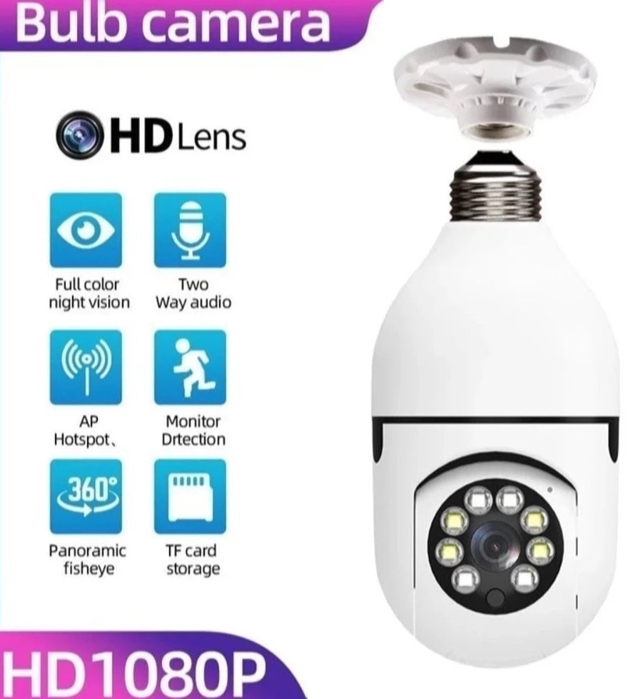 Wireless Wifi Light Bulb Camera - Eagalite