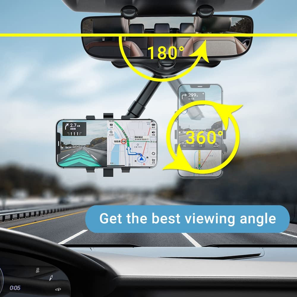 Car Rearview Mirror Phone Holder - Eagalite