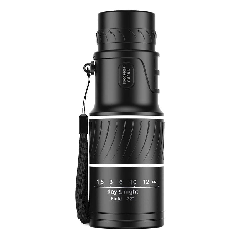 Powerful 16x52 Monocular Telescope Vertical Display - Eagalite