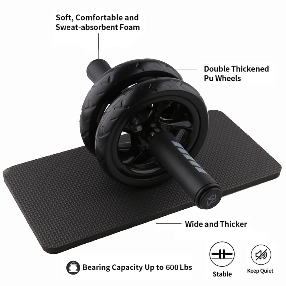 Non-Slip AB Roller for fitness displayed alongside a text highlighting its features - Eagalite