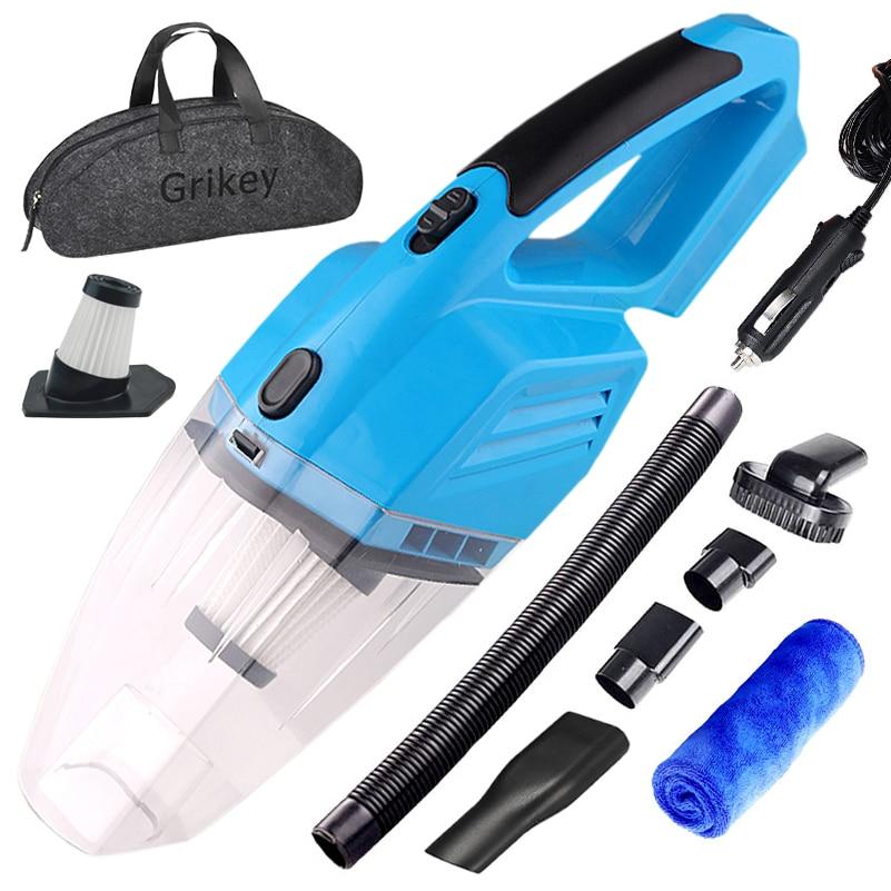 Handheld Powerful Car Vacuum Cleaner Blue - Eagalite