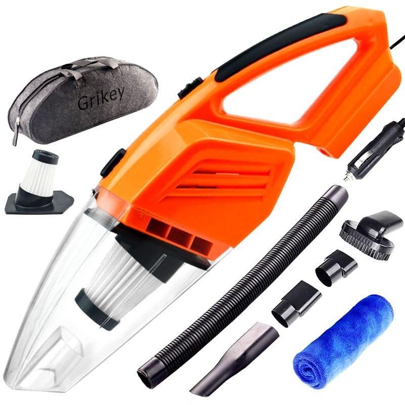 Handheld Powerful Car Vacuum Cleaner Orange - Eagalite