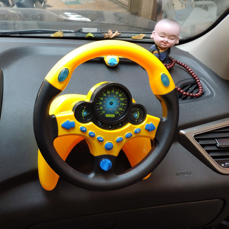 Interactive Toy Steering Wheel with Lights and Sounds - Eagalite